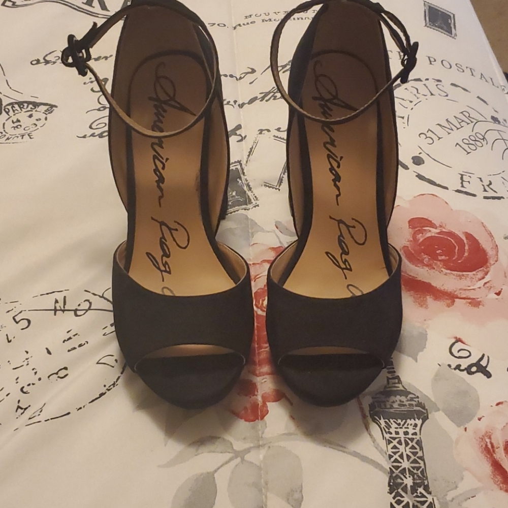 Black American Rag Heels